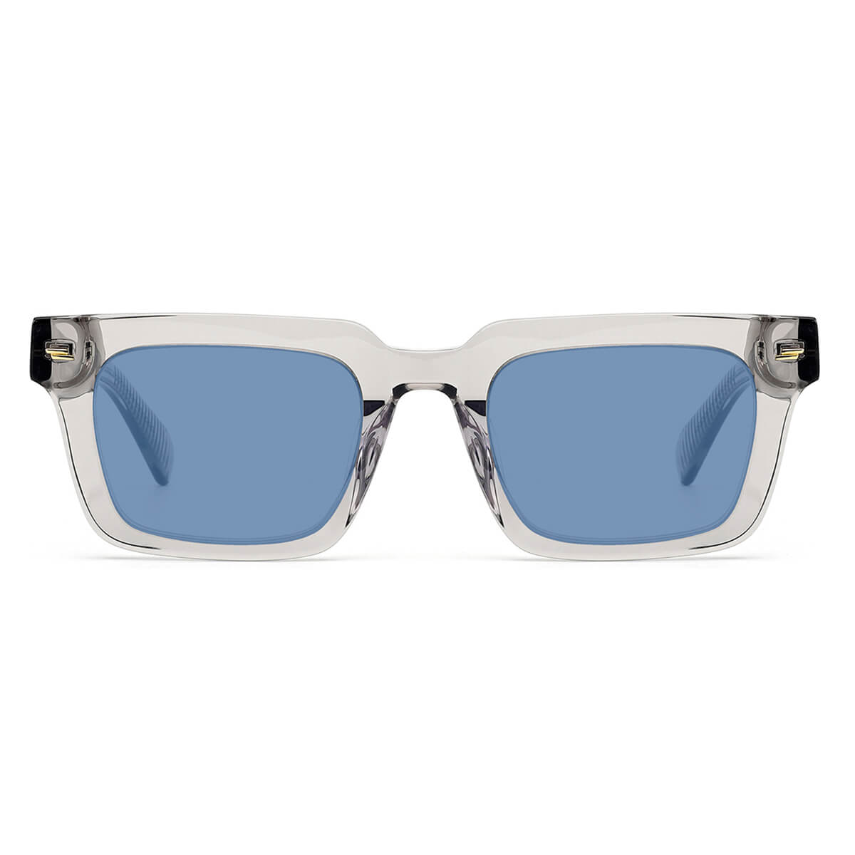 Vetra Sunglasses – Bold Rectangle Hand-Polished Acetate Frame with