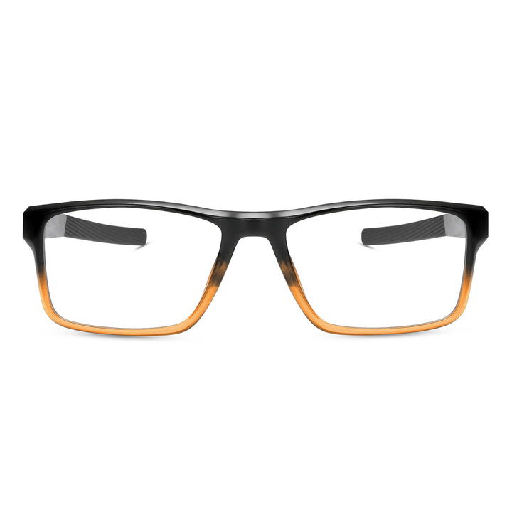 Aurora-shiny-gradient-orange-rectangle-eyeglasses-1