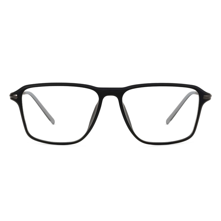 Clarix-matte-black-square-eyeglasses-1