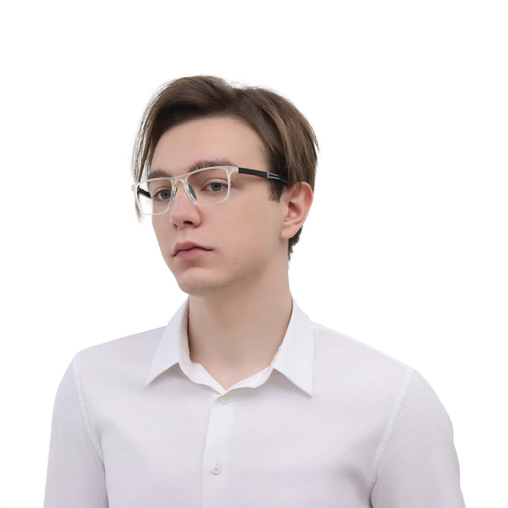 flexon-translucent-rectangle-eyeglasses-male1-2