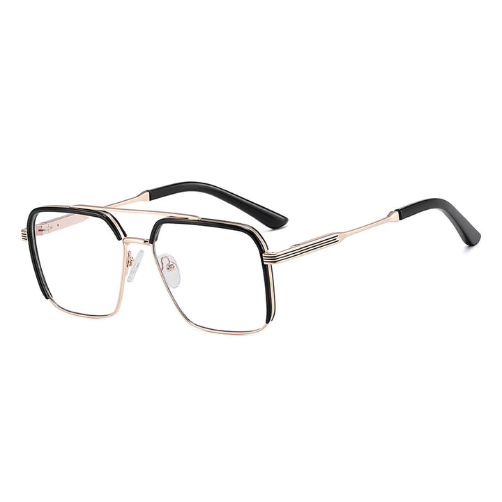 Jetson-onyx-golden-square-eyeglasses-2