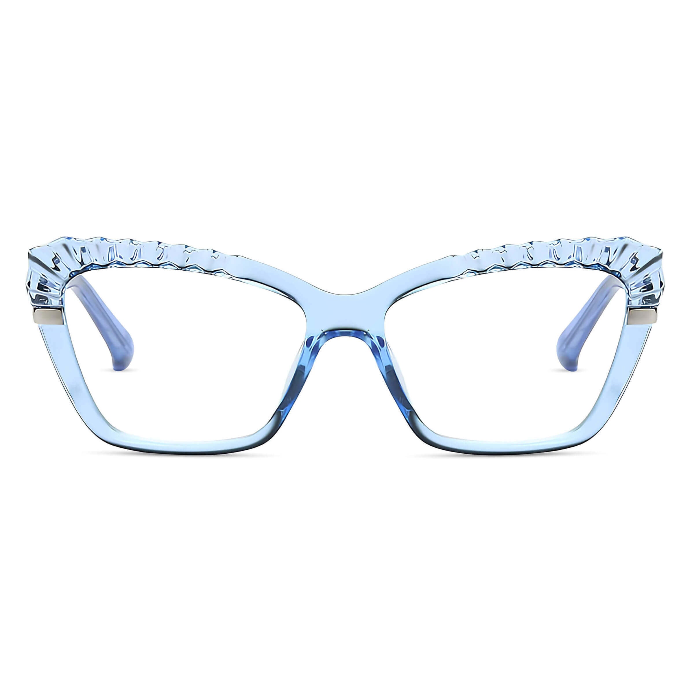 Shop Kyoto Cat Eye Eyeglasses With Anti-Blue Light Lens With With