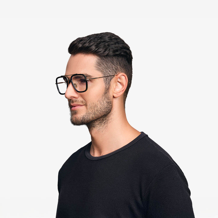pierce-onyx-golden-rectangle-eyeglasses-male1-2