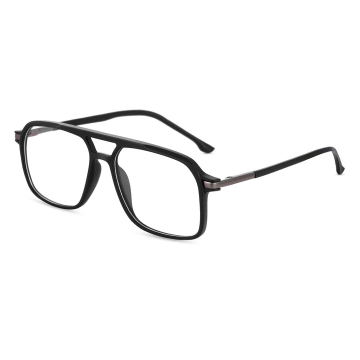 Python-matte-black-aviator-eyeglasses-2