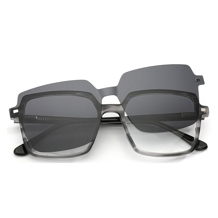 SnapEdge-Pattern-Gray-square-eyeglasses-1