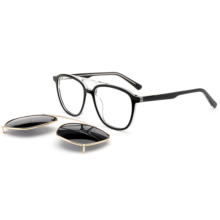 SunSnap-shiny-black-aviator-eyeglasses-2