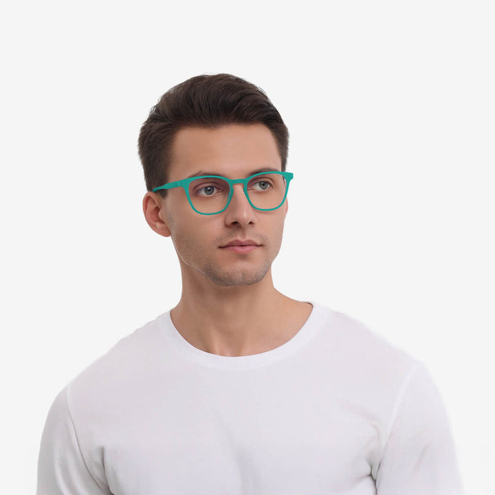 Tesla-Sea-Green-Square-eyeglasses-male1-1
