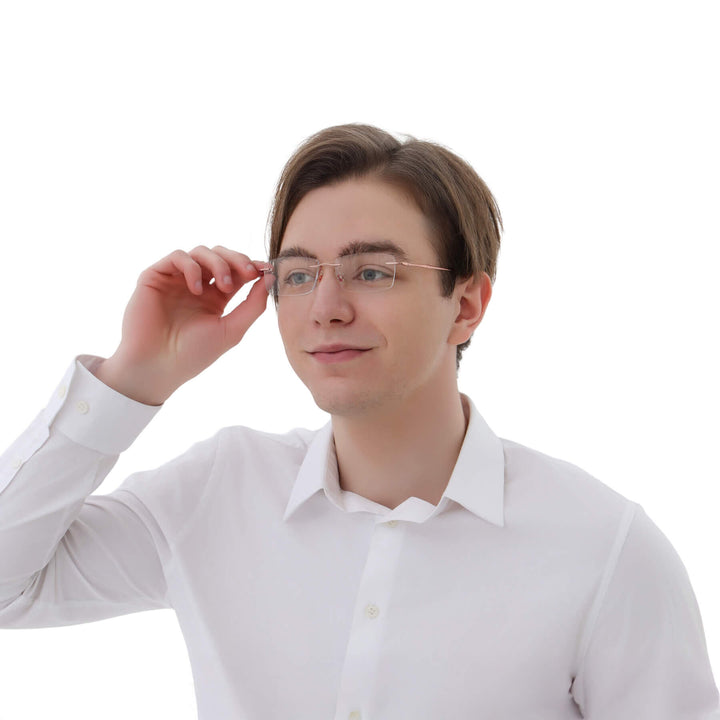 titanova-rose-gold-rectangle-eyeglasses-male-2