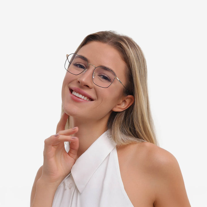 Vigor-onyx-golden-square-eyeglasses-female1-2