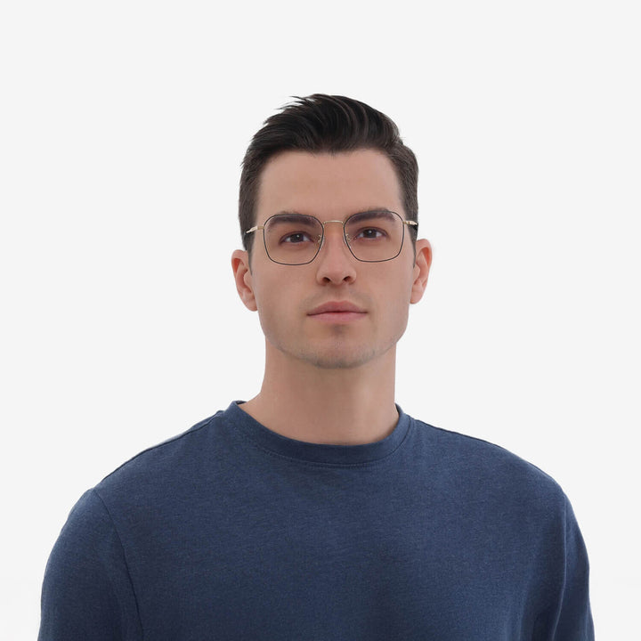Vigor-onyx-golden-square-eyeglasses-male1-2