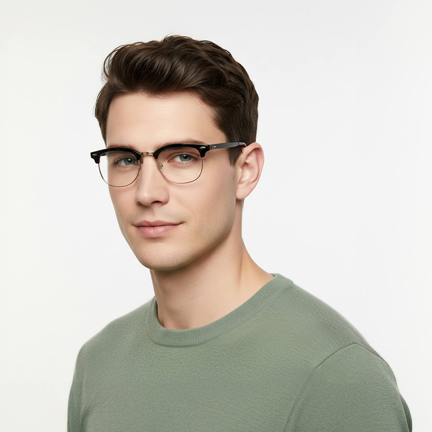Shop Zenith - Blue Light Blocking Browline Shaped Computer Glasses
