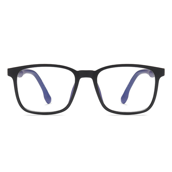 Snapglow-Fade-matte-black-ractengle-eyeglasses-1