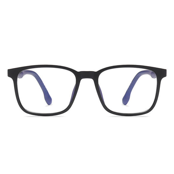 Snapglow-Fade-matte-black-ractengle-eyeglasses-1